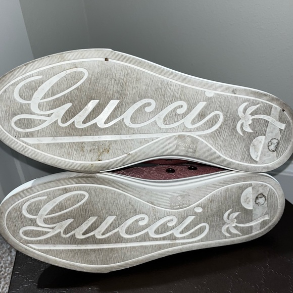 Used Women’s Gucci GG Pink Canvas Sneakers size 38 - Picture 7 of 8